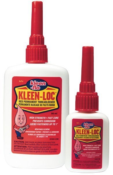 Kleen-Loc™ Permanent Red Threadlocker 206-208