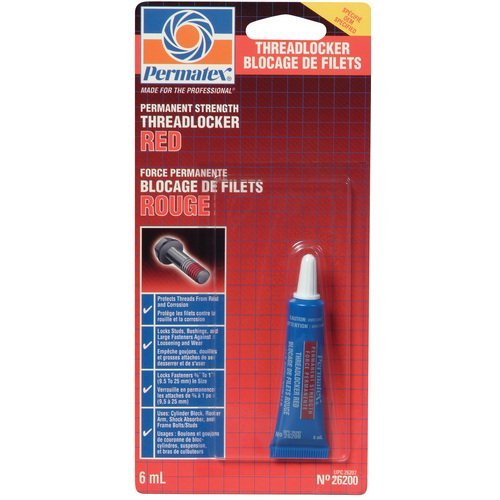 RED Permanent Strength Threadlocker 26200
