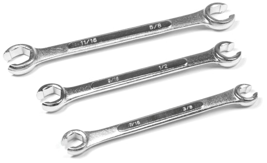 3 Pc SAE Flare Nut Wrench Set Pt Tools W350